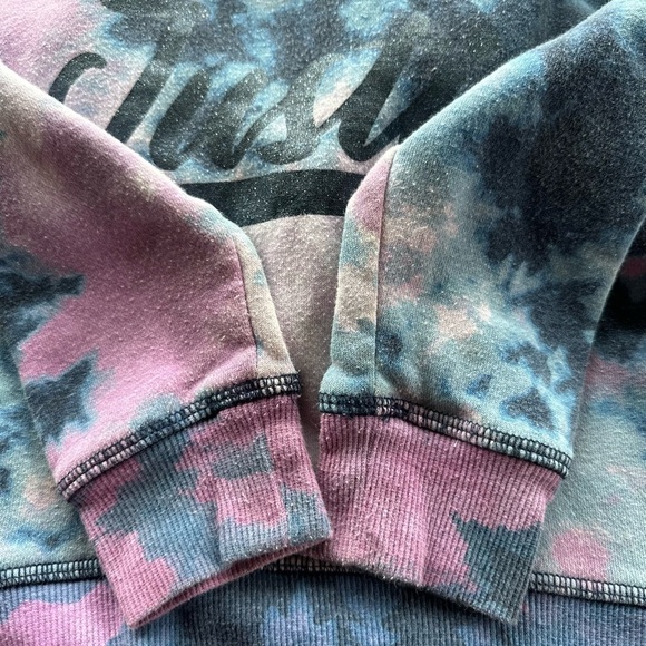 Justice Girls Blue Tie Dye Hoodie Size 5/6 - Picture 5 of 6